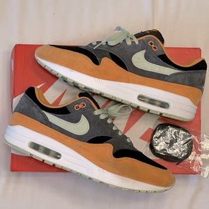 NIKE Air Max 1 PRM Duck Honey Dew Anthracite Black Men’s Size 11